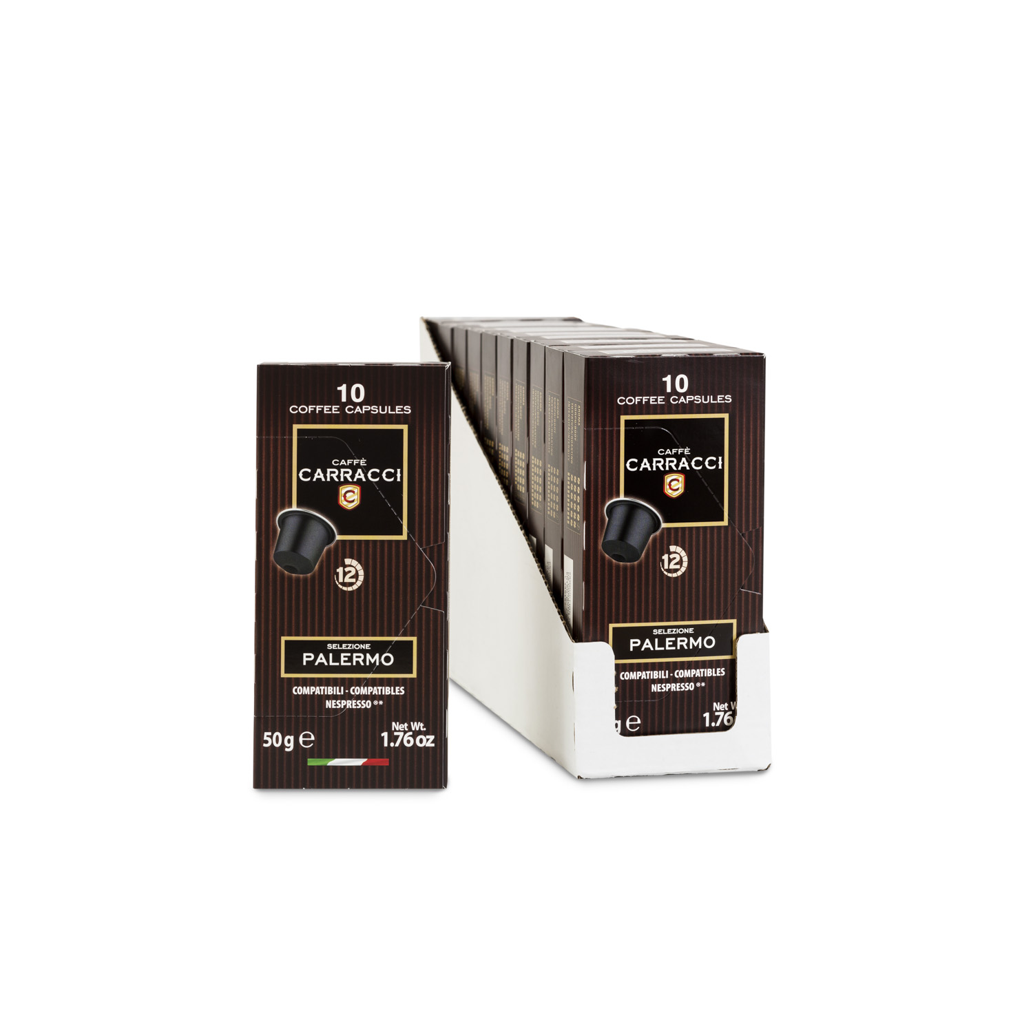 Polering Antarktis Uganda Palermo Nespresso Capsules – Caffe Caracci – Egypt
